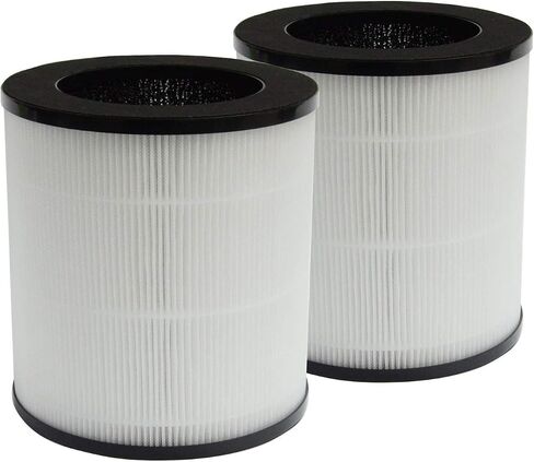PUREBURG Replacement True HEPA Filter Compatible with Roto Air Purifier APF-C9,H13 4-Stage Filtration High-efficiency Activated carbon 2-IN-1 Air Clean Dust VOCs,2-Pack in Saudi Arabia