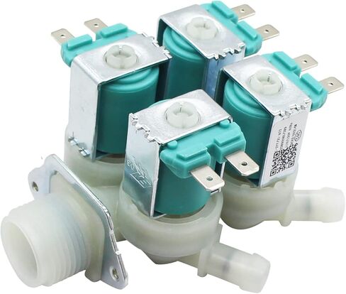 صمام مدخل مياه DC62-00214M مطور DC62 00214M صمام الملف اللولبي لمدخل مياه الغسالة، DC62-00214M لغسالة الملابس، صمام مدخل الماء البارد بديل AP5623062 PS4208704 2979589 لسامسونج، ضمان الجودة لمدة عامين in Kuwait