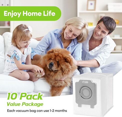 10 عبوات من أكياس المكنسة الكهربائية البديلة من HNYRI متوافقة مع iRobot Roomba i7 i7+/Plus i3 i3+ i8 i8+ i6 i6+ i4 i4+ j7 j7+ s9 s9+، حقيبة التخلص التلقائي من الأوساخ لأكياس الغبار الكهربائية من سلسلة Roomba i & s & j in Saudi Arabia