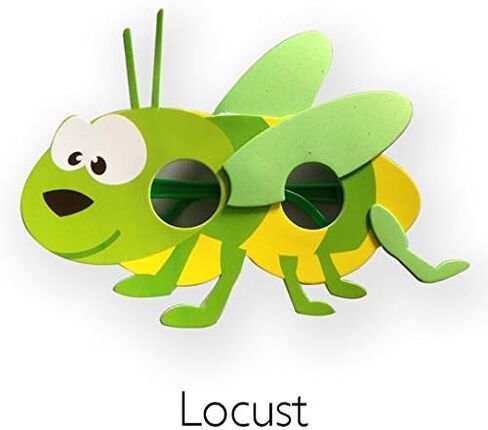 Cazenove 10 Plagues Glasses for Passover Seder.(Remade and Improved) Masks are Great for Children (and Children at Heart) in Saudi Arabia