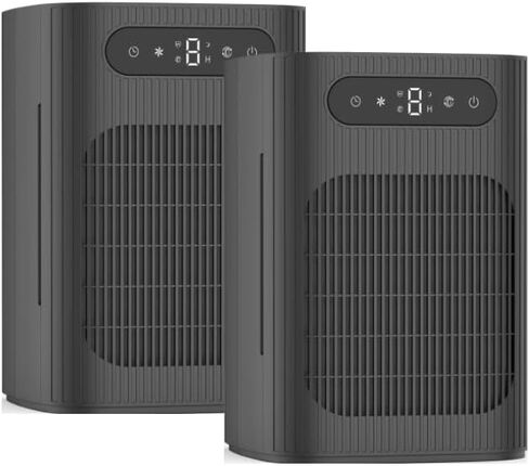 XP120 Veteran Owned, Desk & Countertop Air Purifier with Dual Air Intake Power, 2 Sets of Filters & 4 Stage Filtration for up to 370 Sq Ft., Black, Pack of 1 in Saudi Arabia