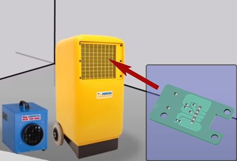 XTPTFABS Humidity Sensor Compatible with Hisense Garrison Dehumidifier Humidity Sensor PCB07-33-V02 1359219,B 1,Fit Model E56334 in Saudi Arabia