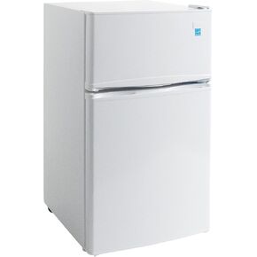 West Bend WBRT31S Mini Fridge for Home Office or Dorm, with Automatic Defrost and Adjustable Temperature, 3.1 Cubic Feet, Metallic
