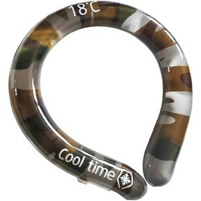 KOREAC_ Neck Cooling Tube (Military, 1) Neck Cooling Tube Neck Wrap - Ice Cold Lasts for Hours, Durable & Resuable, Cool Comfort for Hot Car, Work Area, Lawn Care, or Travel