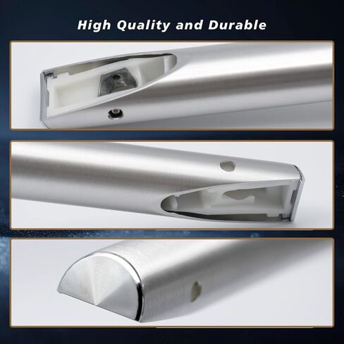 DA97-12712C Freezer Handle New Upgrade Compatible with Samsung Refrigerators Various Models，Replacement for The Freezer-Side Door Handle Silver in Saudi Arabia