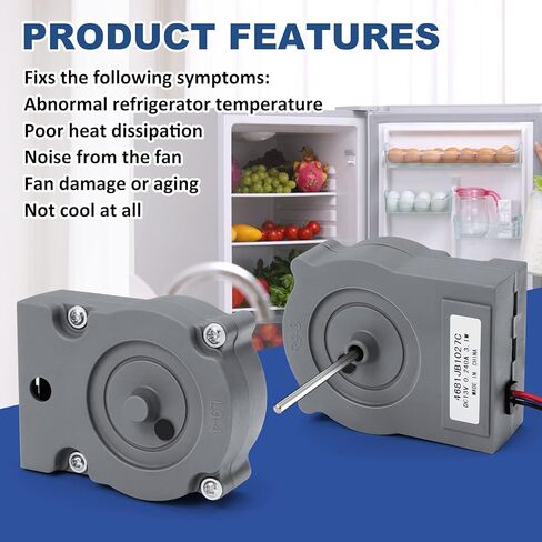 محرك مروحة مبخر الثلاجة 4681JB1027C (OEM) مناسب لثلاجة Kenmore LG - يستبدل EAU60694512 4681JB1027V 4681JK1004E ضمان 10 سنوات in Kuwait