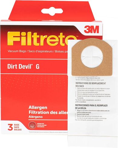 3M Dirt Devil Style G Allergen Bag Pkg in Saudi Arabia