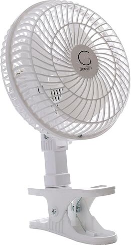 مروحة مشبك جينيسيس A1CLIPFANWHITE-6PK، بيضاء، 6 بوصة، 6 قطع in Saudi Arabia