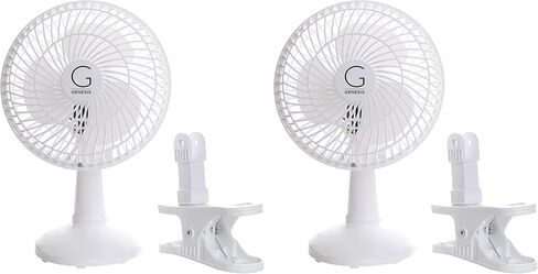 مروحة مشبك جينيسيس A1CLIPFANWHITE-6PK، بيضاء، 6 بوصة، 6 قطع in Saudi Arabia