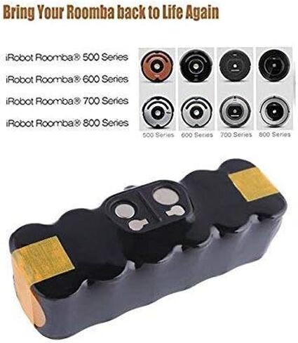 Areotek 4500mAh Extended Life iRobot Roomba Replacement Battery for 500 600 700 800 Series Robots in Kuwait