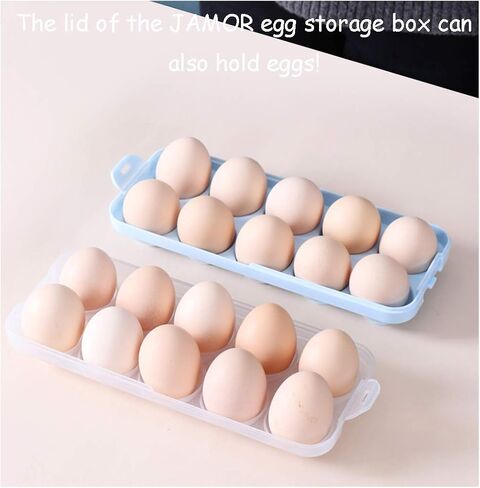 6 Grid Egg Storage Box Refrigerator Crisper Egg Protection Box Portable Egg Carriage Container For Camping Picnic Essential (10 Squares) in Kuwait
