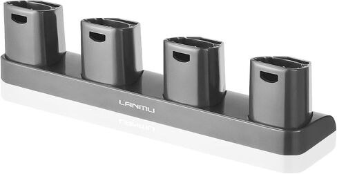 LANMU Wall Mount Accessory Holder Compatible with Shark IX141 IZ462H IZ483H IZ163H IZ363HT IZ361H Pet Cordless Stick Vacuum Cleaner, D Shape Attachment Organizer Tool Storage in Saudi Arabia