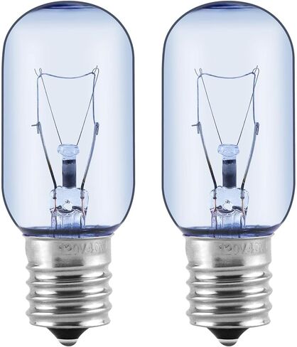 PANDEELS 2 Pack 297048600 241552802 لمبة إضاءة الثلاجة E17 40W مناسبة لفريزر الثلاجة Frigidiare Kemnore Electorlux - يستبدل 7297048600، 1056577، AP3770086، PS976993، EAP976993، أبيض ناعم in Kuwait