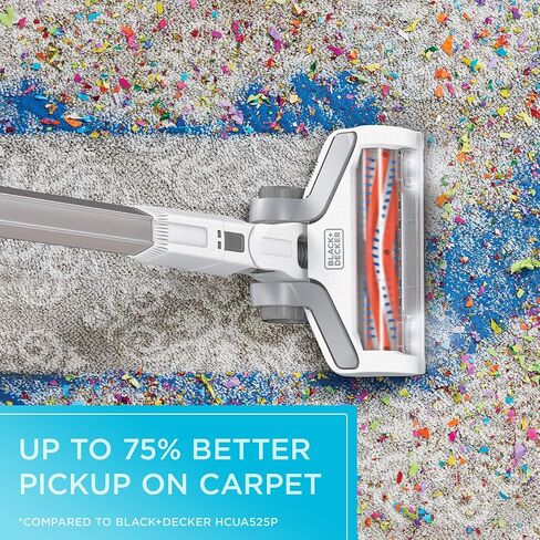 بيوند من بلاك اند ديكر مكنسة كهربائية اكستريم 20 فولت ماكس، ابيض (BSV2020WAPB)، رمادي in Kuwait