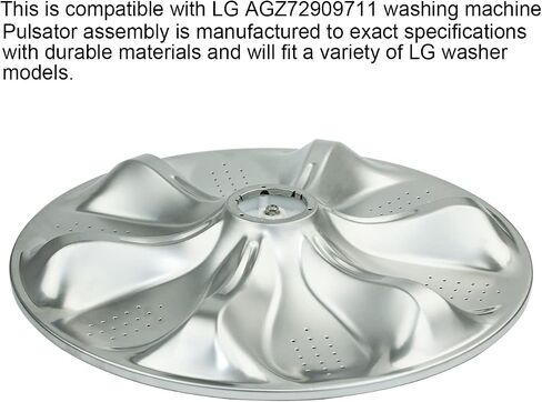 AGZ72909711 Washer Pulsator Assembly for Kenmore, LG, Sears Washer AP6800730 AGZ72909702 AGZ72909701 4873462 in Saudi Arabia