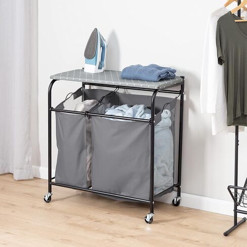 Honey-Can-Do Uneven Sorter w/Ironing Board SRT-09451 Grey in Saudi Arabia