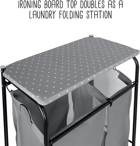 Honey-Can-Do Uneven Sorter w/Ironing Board SRT-09451 Grey in Saudi Arabia