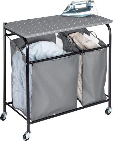 Honey-Can-Do Uneven Sorter w/Ironing Board SRT-09451 Grey in Saudi Arabia