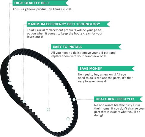 مكنسة كهربائية حاسمة - بدائل لأحزمة Kenmore CB-1 المجهزة تناسب العلبة والمكانس المركزية - متوافقة مع الجزء رقم 20-5285 و742024-2 Pack in Kuwait