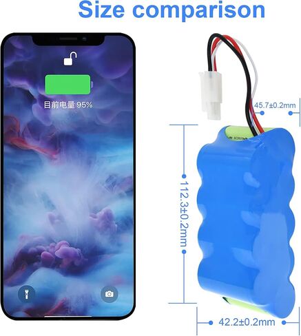بطارية بديلة Feifango 10.8 فولت 3500 مللي أمبير في الساعة متوافقة مع Shark Navigator Freestyle XBT1106N SV1110 SV1106N SV1110N SV116N in Saudi Arabia