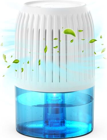36Oz Upgraded Small Dehumidifiers for Home, DDVIVAL Dehumidifiers for Bathroom (320 sq.Ft),with Auto-off＆7 Color LED Lights,Quiet Energy Saving Mini Dehumidifiers for Bedroom Room RV Basement Closet in Saudi Arabia