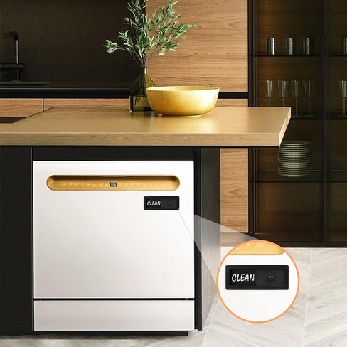 علامة مغناطيسية متسخة نظيفة لغسالة الأطباق، علامة خشبية نظيفة متسخة لغسالة الأطباق، علامات نظيفة وقذرة لغسالات أطباق المطبخ، شريحة مغناطيسية لغسالة الأطباق مقاومة للخدش (أسود) in Kuwait