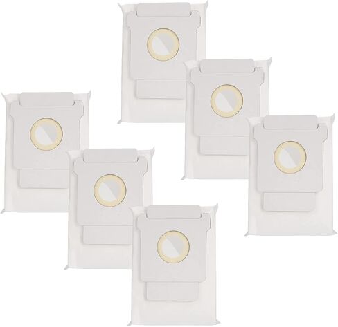 6 Pack Vacuum Bags for iRobot Roomba i & s & j Series i7, i7+, i7Plus, i8, i8+, i3, i3+, i4, i4+, i6, i6+, j7, j7+, s9, s9+, s9Plus Clean Base Automatic Dirt Disposal Bags in Saudi Arabia