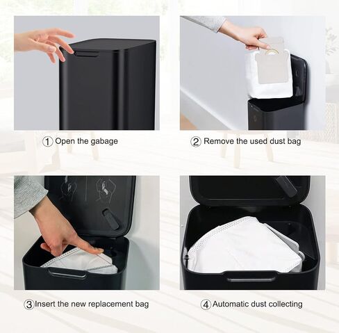 6 Pack Vacuum Bags for iRobot Roomba i & s & j Series i7, i7+, i7Plus, i8, i8+, i3, i3+, i4, i4+, i6, i6+, j7, j7+, s9, s9+, s9Plus Clean Base Automatic Dirt Disposal Bags in Saudi Arabia