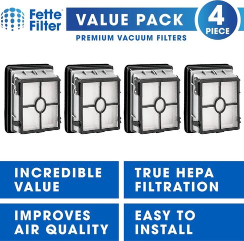 Fette Filter - 3350 Hepa Filter Replacement Compatible with Bissell Crosswave X7 Wet Dry Vac Model Number 3276A 3279 3277 3011 3055 Compare to Part Number 3350 Pack of 4 in Saudi Arabia