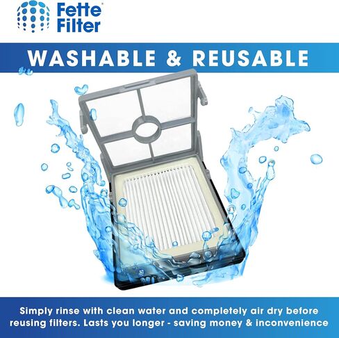 Fette Filter - 3350 Hepa Filter Replacement Compatible with Bissell Crosswave X7 Wet Dry Vac Model Number 3276A 3279 3277 3011 3055 Compare to Part Number 3350 Pack of 4 in Saudi Arabia