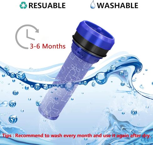 Coodss 2 حزمة من مرشحات عصا المحرك المسبق لـ Dyson DC28 DC37 DC39 DC53 مكنسة كهربائية، مجموعة مرشح الغبار قطعة بديلة رقم 923413-01 in Kuwait