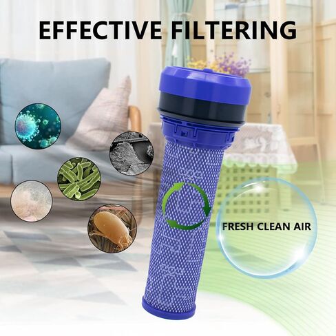 Coodss 2 حزمة من مرشحات عصا المحرك المسبق لـ Dyson DC28 DC37 DC39 DC53 مكنسة كهربائية، مجموعة مرشح الغبار قطعة بديلة رقم 923413-01 in Kuwait