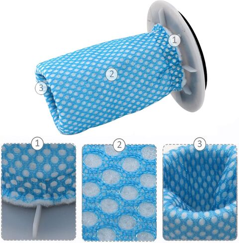 Dxyue 4 Pack Vacuum Filter Accessories for Eureka Z0801 SC15824N SC15822N SC15820N Vacuum Cleaner Replacement Parts, Washable and Reusable in Kuwait