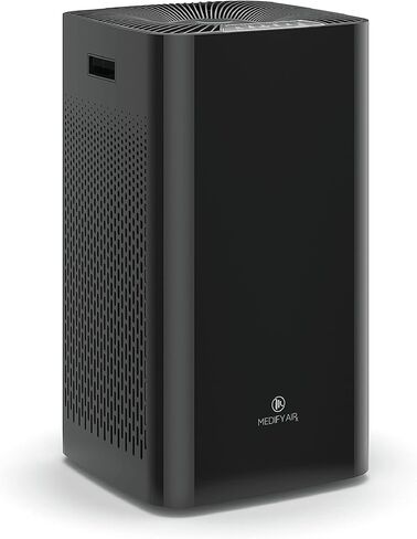 جهاز تنقية الهواء Medify Air MA-112 مع فلتر H13 True HEPA | تغطية 2500 قدم مربع | للمواد المسببة للحساسية، ودخان حرائق الغابات، والغبار، والروائح، وحبوب اللقاح، ووبر الحيوانات الأليفة | إزالة هادئة بنسبة 99.7% إلى 0.1 ميكرون | أبيض، عبوة واحدة in Kuwait