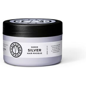 Maria Nila Sheer Silver Mask 8.5 Fl Oz / 250 ml, Neutralizes Golden Shades, Violet Pigments Gives Cool Tone, 100% Vegan & Sulfate/Paraben free in Saudi Arabia