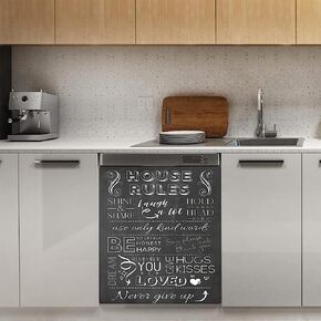 غطاء مغناطيسي لغسالة الأطباق لوحة الثلاجة المغناطيسية ملصقات الأجهزة خزانة المنزل 23 بوصة × 26 بوصة in Kuwait