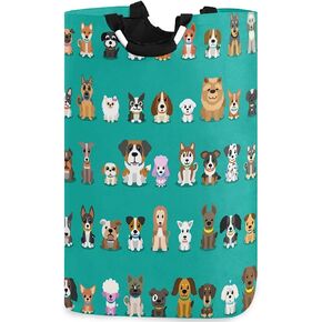 visesunny Collapsible Laundry Basket Funny Cat Cartoon Animal Large Laundry Hamper with Handle Toys and Clothing Organization for Bathroom, Bedroom, Home, Dorm, Travel in Kuwait