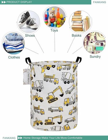 Storage Basket,Nursery Hamper Canvas Laundry Basket Beige flag | Foldable with Waterproof PE Coating Organizer Bin for Kids Boys and Girls,Office,Bedroom,Clothes in Saudi Arabia