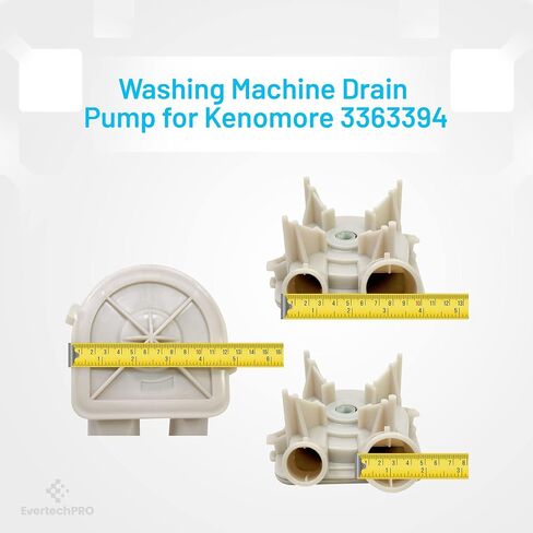 EvertechPRO 3363394 Washer Pump Replacement for Whirlpool WP3363394 in Saudi Arabia