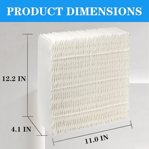 NISHCON 1043 مرشحات فتيل مرطب لـ Aircare EP9500 EP9700 EP9800 EP9R500 EP9R800 821000 826000 826800 831000 وBemis Space Saver 800/8000 Series Pack of 2 in Kuwait