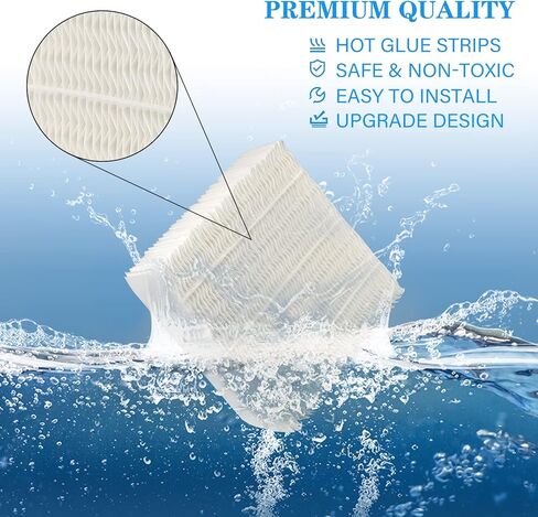 NISHCON 1043 مرشحات فتيل مرطب لـ Aircare EP9500 EP9700 EP9800 EP9R500 EP9R800 821000 826000 826800 831000 وBemis Space Saver 800/8000 Series Pack of 2 in Kuwait