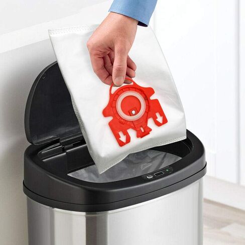 10 قطع من أكياس الغبار البديلة المتوافقة مع AirClean ثلاثية الأبعاد لـ Miele FJM، CompactC2، S241-256i، S290، S300i، S578، S700، S4، S6، سلسلة مكنسة كهربائية بعلبة تحل محل الجزء # 10123220 (10 أكياس و2 مرشحات) in Saudi Arabia