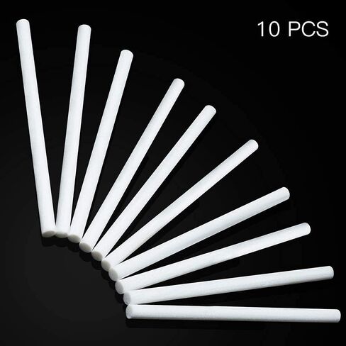 10 عبوات من فلتر مرطب الهواء القطني، الفتيل البديلة، إسفنجات إعادة ملء جهاز ميستر بالموجات فوق الصوتية | ينقي الماء، يزيل الغبار الأبيض، يطيل عمر مرطب الهواء لـ ( B08133RL17and B07ZJC9WJF) in Kuwait