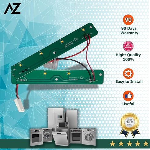 لوحات تجميع وحدة إضاءة LED لثلاجات AZ4U تستبدل لـ Whirlpool WRX735SDHZ00 WRF555SDFZ05 WRX735SDBM02 WRX735SDBM04 WRX735SDHZ01 WRF555SDFZ08 WRX735SDHZ WRX735SDBM WRF555SDFZ03 WRF555SDFZ04 in Kuwait