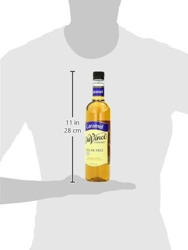 DaVinci Gourmet Sugar Free Syrup Vanilla, Zero Calorie Sweetener Syrup for Espresso Drinks, Tea, and Other Beverages, Suited for Home, Café, Restaurant, Coffee Shop, 25.4 Fl Oz (Pack of 3) in Saudi Arabia
