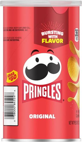 Pringles Salt and Vinegar Flavored Potato Crisps Chips (Pack of 12) in Saudi Arabia