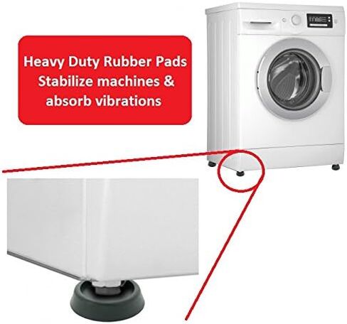 Super Silent Washer and Dryer Antivibration Pads – Best Washing Machine Stabilizer, Includes 4 Solid Anti Vibration Rubber Pads – Bring Bliss to Washing & Drying in Saudi Arabia