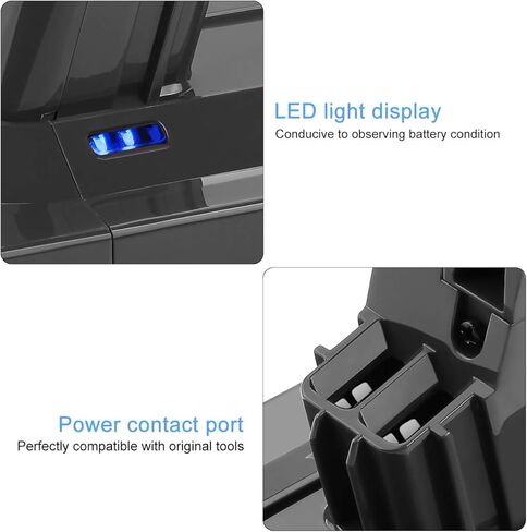 energup Battery Compatible with Dyson V8 SV10 Dyson V8 Series V8 Animal V8 Absolute V8 Motorhead V8 Fluffy Handheld Cordless Vacuum Cleaner Li-ion Dyson Battery 215681 in Saudi Arabia