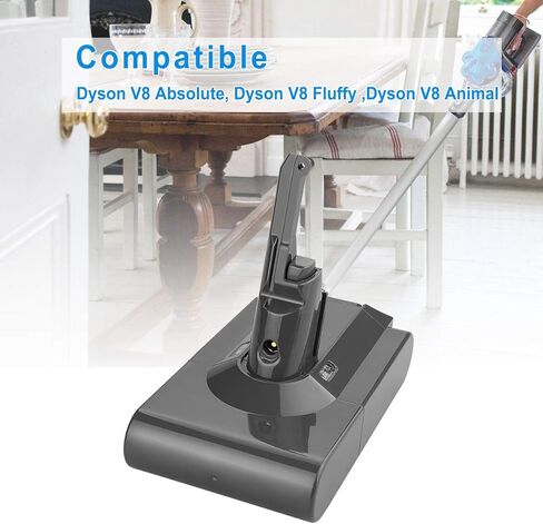 energup Battery Compatible with Dyson V8 SV10 Dyson V8 Series V8 Animal V8 Absolute V8 Motorhead V8 Fluffy Handheld Cordless Vacuum Cleaner Li-ion Dyson Battery 215681 in Saudi Arabia