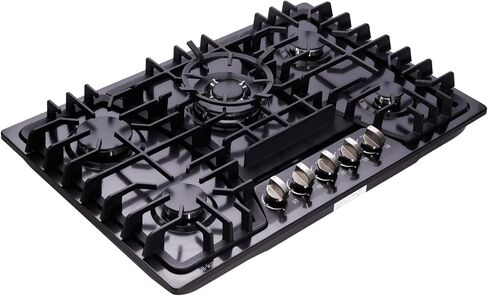 30 inch Gas Cooktops Dual Fuel Sealed 5 Burners Gas Cooktop Built-In Stainless Steel Gas Hob DK257-A03 Gas Cooktop in Kuwait